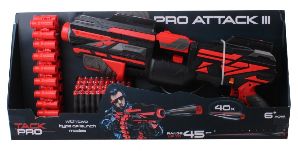 shotgun Pro Atack III foam 50 cm zwart/rood