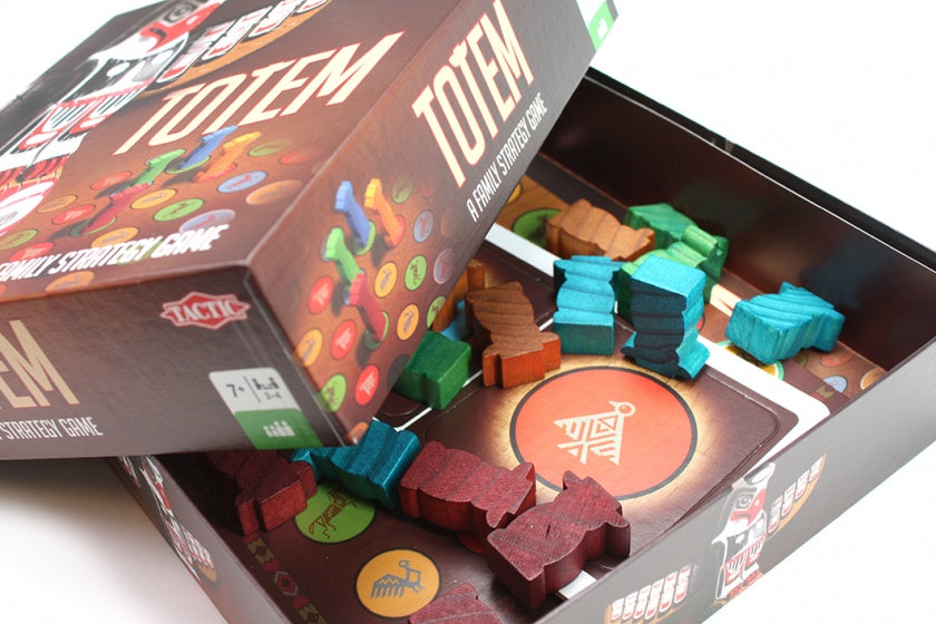 bordspel Totem met houten speelstukken
