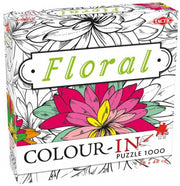 Colour-In Puzzle Floral 1000 stukjes