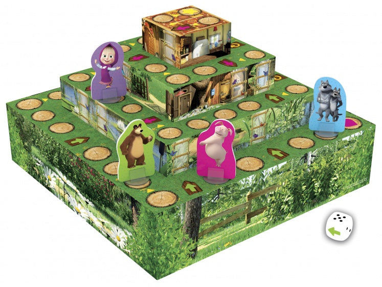 kinderspel Masha en de Beer - Race naar de boomhut