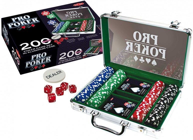set fiches Pro Poker case 200 chips