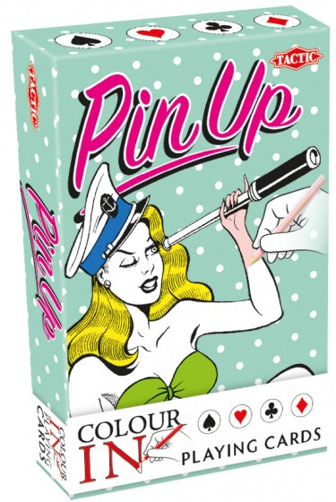speelkaarten Colour-In Pin Up