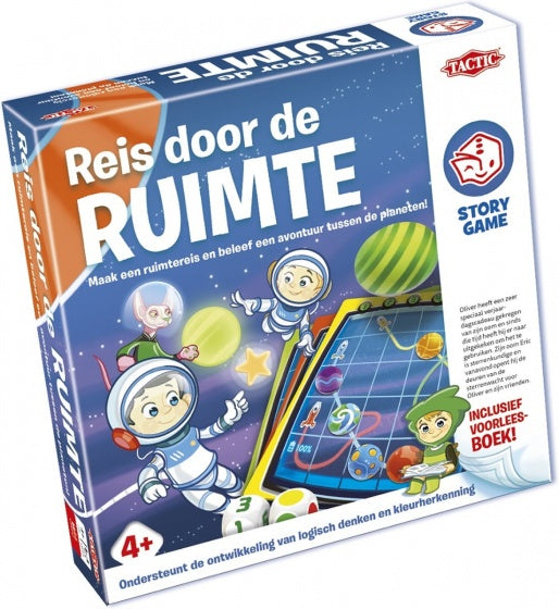 Story Game kinderspel Reis door de ruimte
