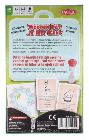 wedden dat je het kan? reisspel 18 cm