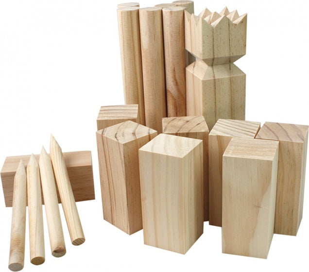 werpspel Kubb in Cardboard Box