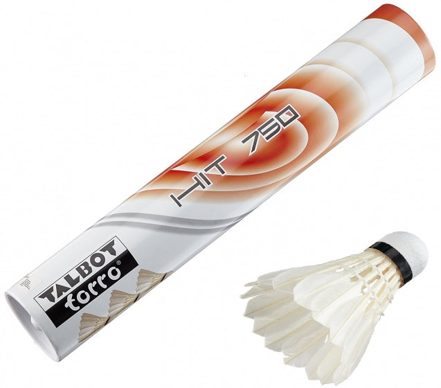 badminton shuttles Hit 750 wit 12 stuks