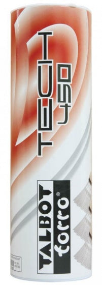 badminton shuttles Tech 450 wit/rood 6 stuks