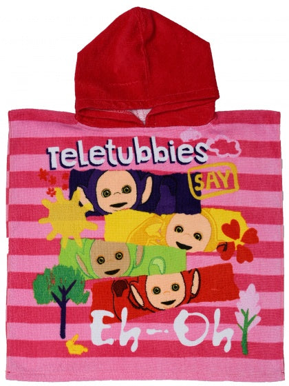 badponcho roze junior 50 x 100 cm