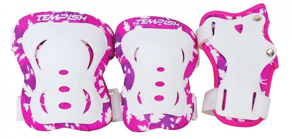 beschermset FID meisjes wit/roze maat M