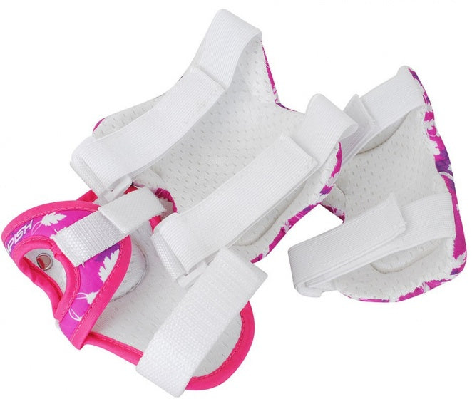 beschermset FID meisjes wit/roze maat XS