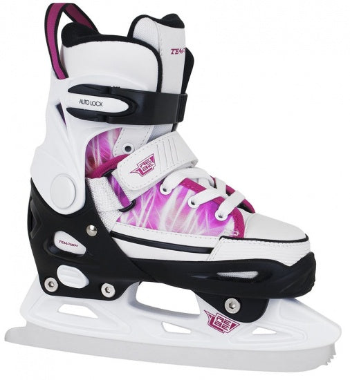 kunstschaatsen Rebel pro meisjes wit/roze maat 40-43