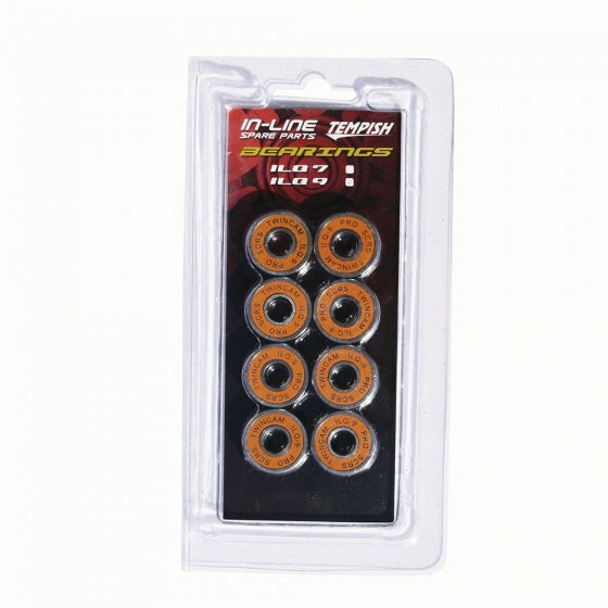 kogellagers Twincam ILQ9 Pro zilver/rood 8 stuks
