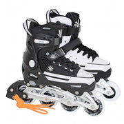 Magic Rebel Inline Skates junior zwart/wit maat 29/32