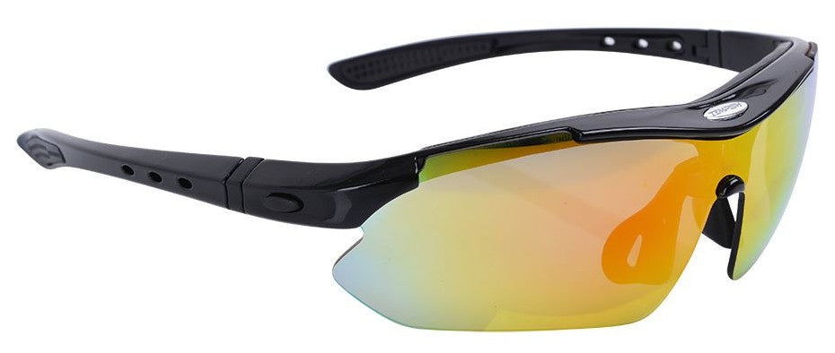 sportbril Contra unisex zwart one size
