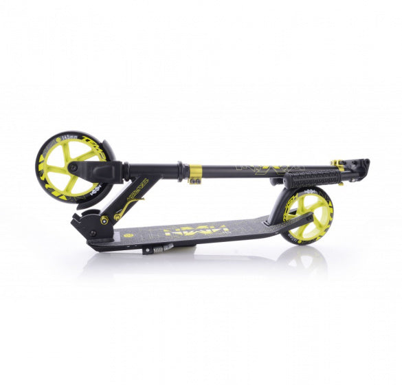 Nixin 145 Junior Voetrem Zwart/Lime