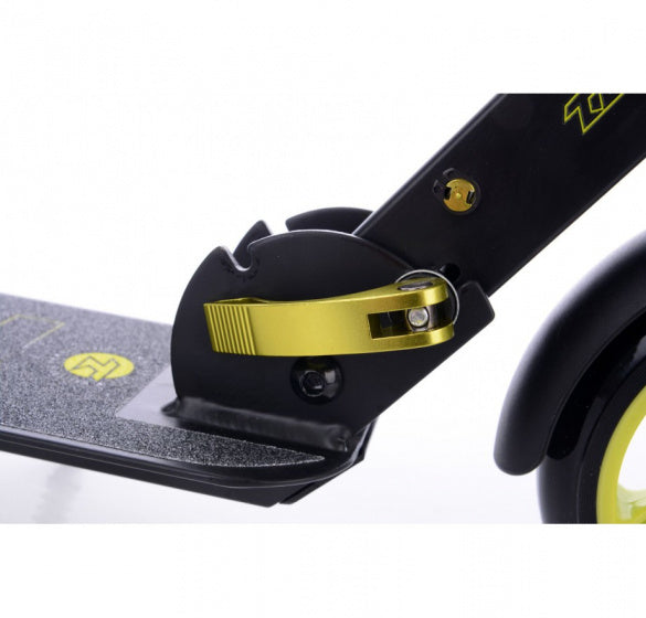 Nixin 145 Junior Voetrem Zwart/Lime
