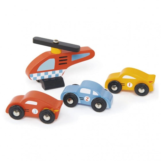 autogarage en werkplaats junior hout 5-delig