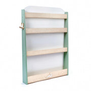 boekenkast junior groen woud hout