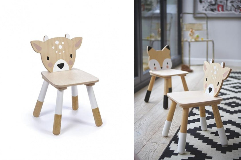 kinderkamer stoel hert junior hout