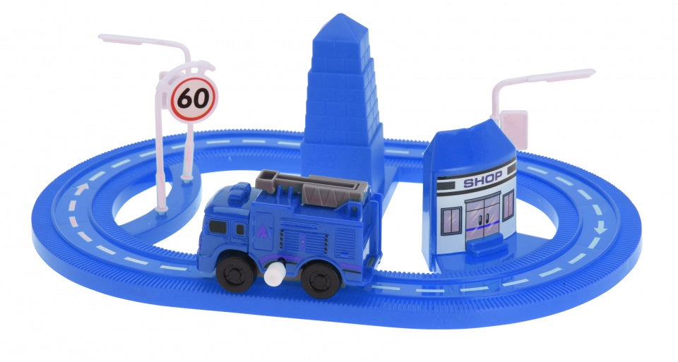 autobaan 7-delig blauw