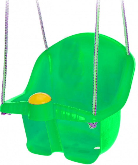 babyschommelzitje met touw 30 cm groen