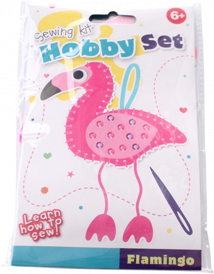 hobby naaiset flamingo roze