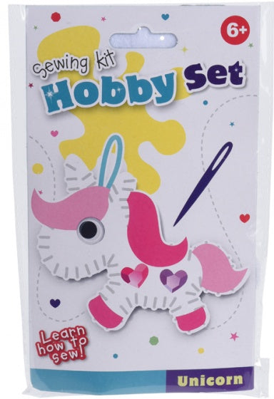 hobby naaiset unicorn wit