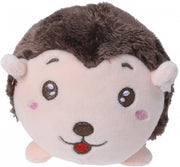 knijpspeelgoed bal egel 9 cm wit