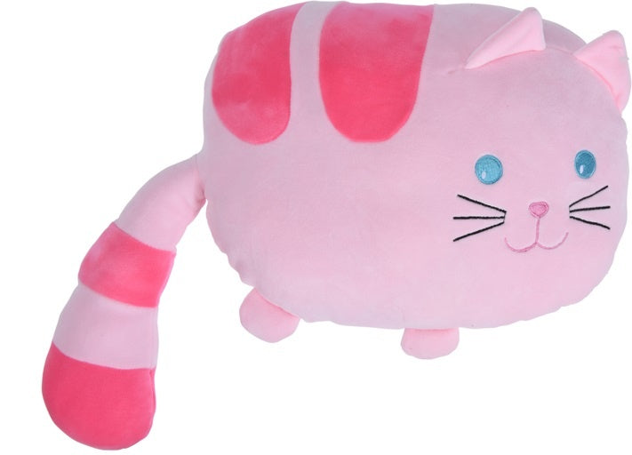 knuffel 36 cm poes roze