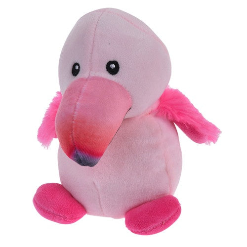 knuffel flamingo 14 cm roze