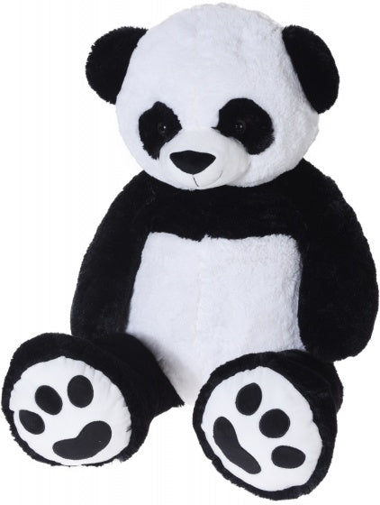 knuffel panda 100 cm zwart/wit