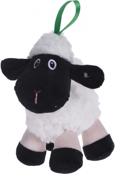 knuffelschaap 22 cm zwart