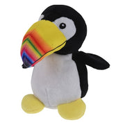knuffel toekan 14 cm zwart