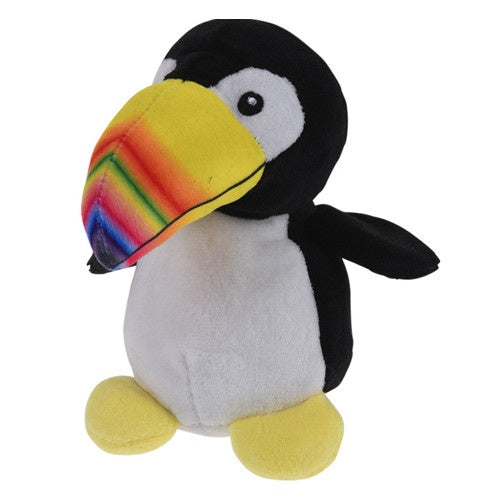 knuffel toekan 14 cm zwart