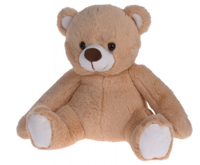 knuffelbeer met magneten 22 cm beige