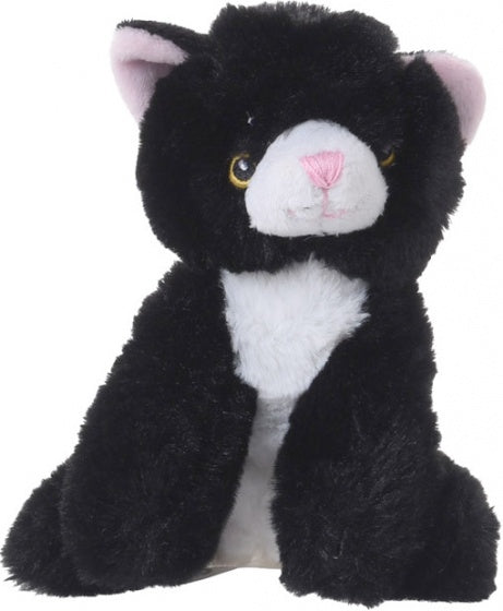 knuffelkat 14 cm zwart