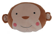 knuffelkussen aap bruin 30 x 30 cm