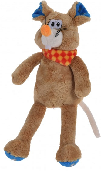 knuffelmuis 19 cm bruin