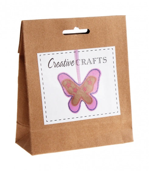 naaiset vlinder roze/beige