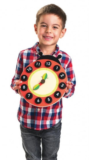 vormenpuzzel Lieveheersbeestje junior hout 12 stukjes