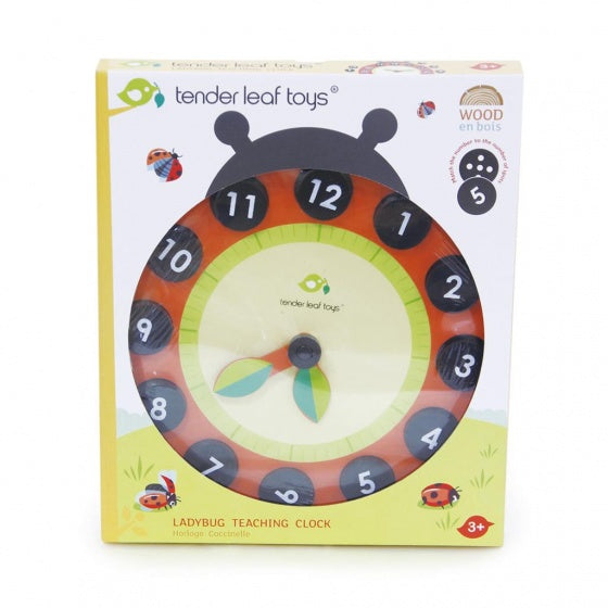 vormenpuzzel Lieveheersbeestje junior hout 12 stukjes