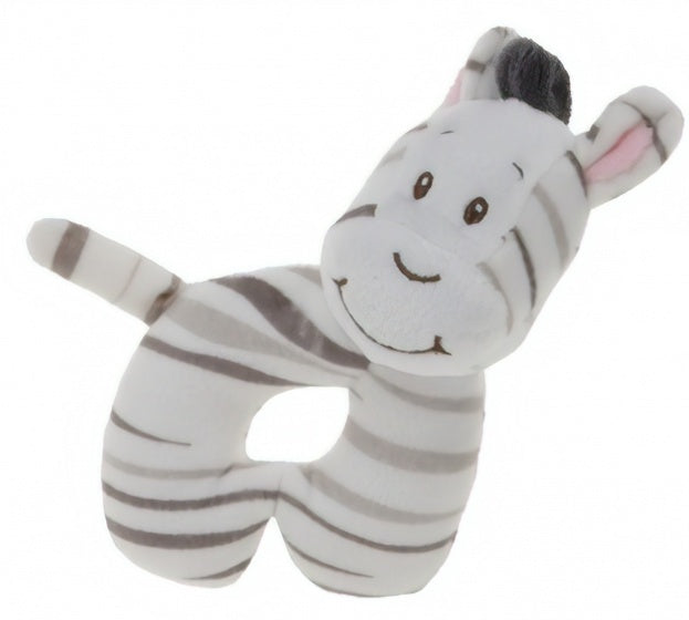 rammelaar zebra 14 cm wit/zwart