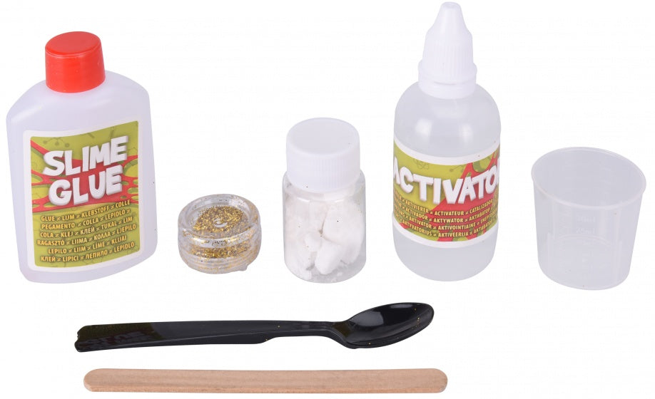 slijmset 7-delig goud