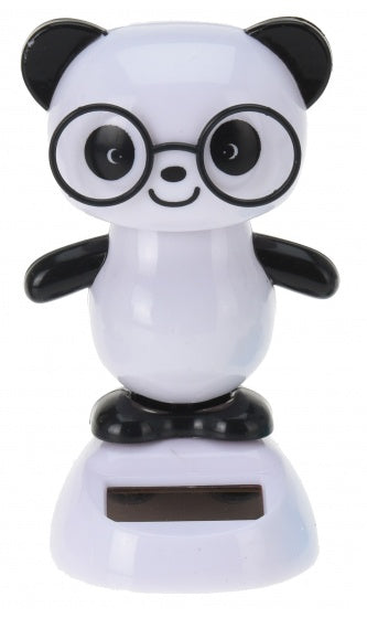 solarfiguur panda 10 cm wit