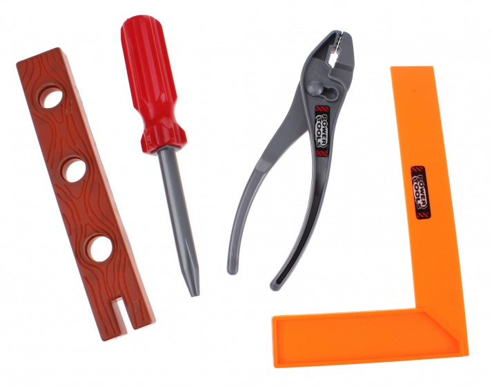 speelgoedgereedschap kruiskopschroevendraaier 4-delig