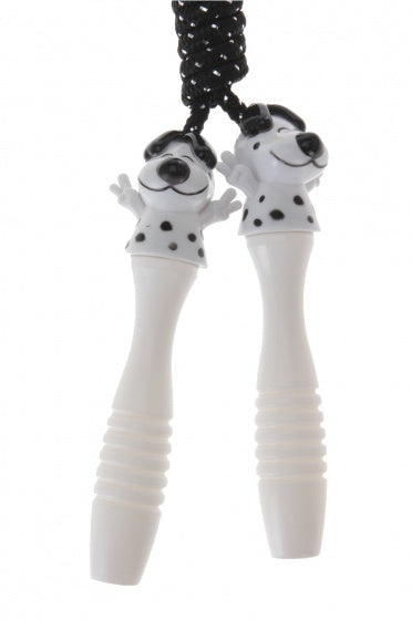 springtouw dalmatiër 210 cm zwart/wit