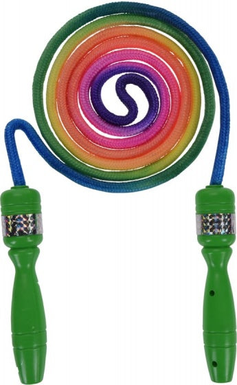springtouw regenboog 210 cm groen