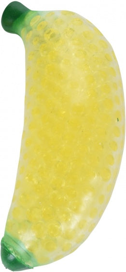 stressbal banaan 13 cm geel