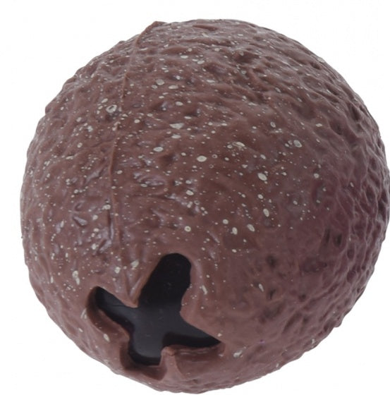 stressbal dino 6 cm bruin