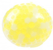 stressbal klevend 6 cm geel